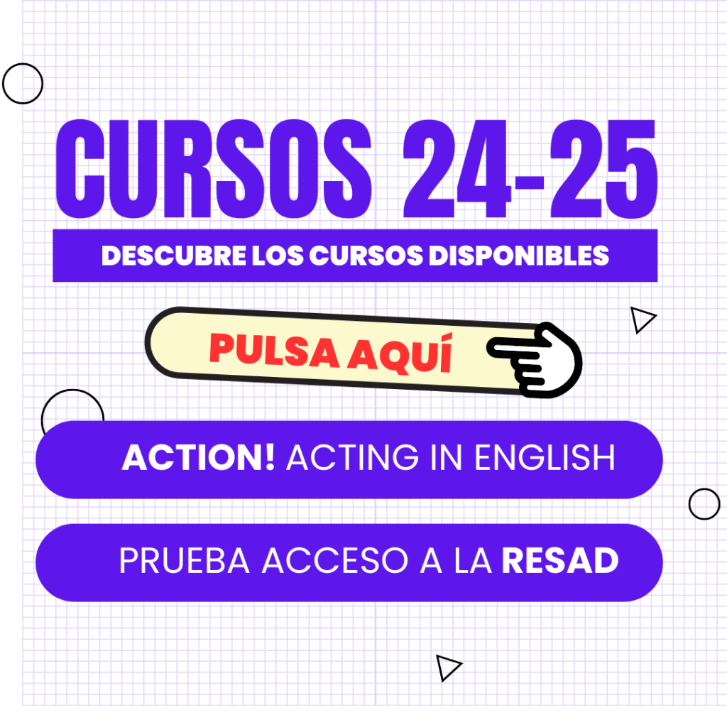 cursos clases acceso resad acting in english action alcorcón viñagrande
